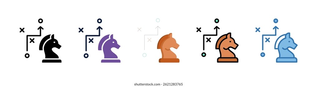 Business Strategy Icon Element For Design