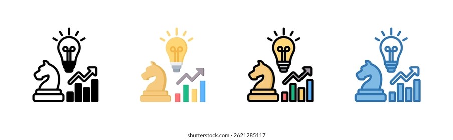 Geschäftsstrategie-Icon-Element für Design