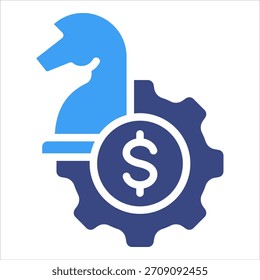 Business Strategy Icon Element For Design