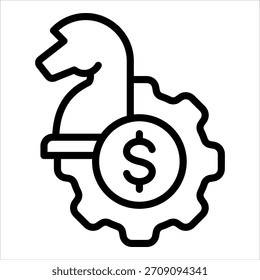 Elemento de icono de estrategia empresarial para el diseño