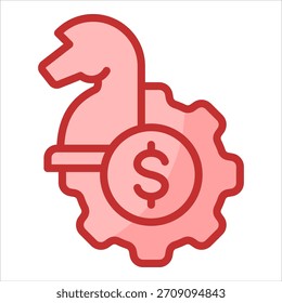 Elemento De Ícone De Estratégia Comercial Para Design