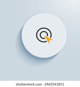 business strategy icon isolated white background