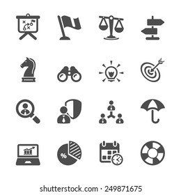 Business And Strategy Icon Set 2, Vector Eps10.