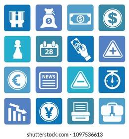 Business and strategy icon set vector design