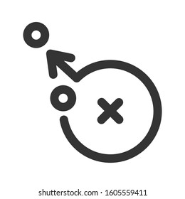 Business strategy icon. vector designs