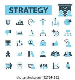 business strategy icons