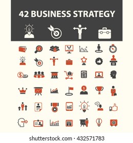 business strategy icons

