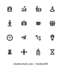 Business Strategy Icons Set