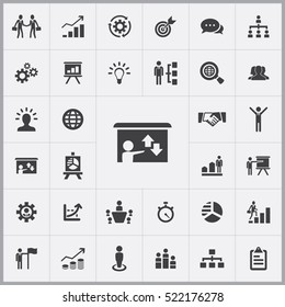 business strategy icons universal set for web and mobile