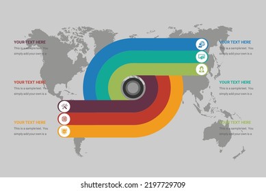 Business strategy infographics - graphs, charts 6