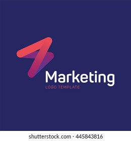Business strategy logo template