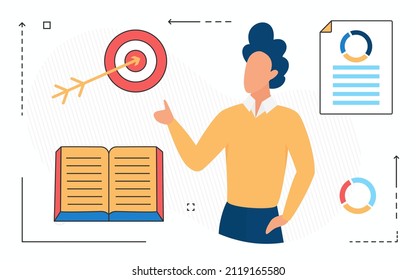 Business strategy main bullet points for achievement. Operational and strategic processes development plan