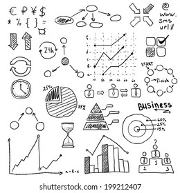 business strategy plan concept idea. Infographic Elements, vector.