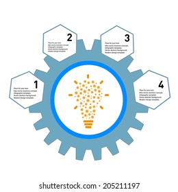 Business strategy plan concept idea, Vector illustration Modern template Design