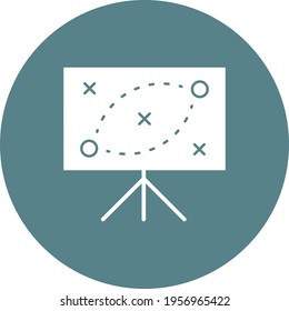 Negocio, estrategia, plan, imagen vectorial de icono de idea. También se puede usar para negocios y oficinas. Idóneo para aplicaciones web, aplicaciones móviles y medios impresos.