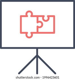 Business, Strategie, Plan, Ideensymbol, Vektorbild. Kann auch für Geschäfts- und Bürozwecke verwendet werden. Geeignet für den Einsatz in Web-Apps, mobilen Apps und Printmedien.