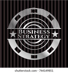 Business Strategy silver shiny badge