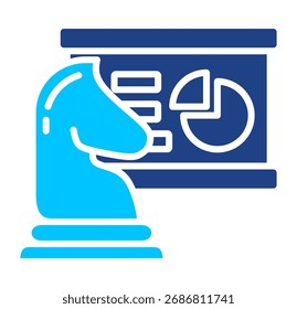 Estrategia de negocios Colección de íconos de Vector simple