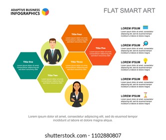 Business strategy slide template. Business data. Graph, chart, design. Creative concept for infographic, report. Can be used for topics like scheme, strategy or project