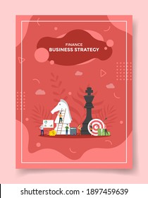 business strategy for template of banners, flyer, books cover, magazine