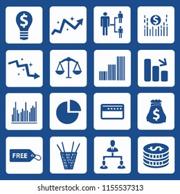 Business and strategy vector icon set design