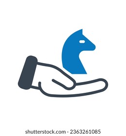 Business strategy vector icon which can easily modify or edit


