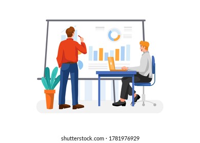 Business Strategy vector Illustration concept