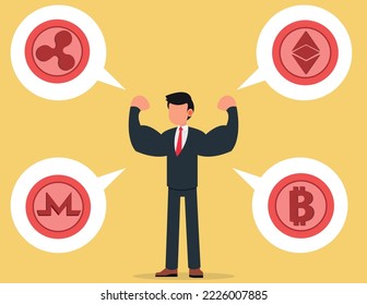 Business Strengths, Strong leadership concept skills. strong power to get job done and success
