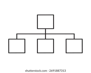 Linha do Gráfico de Hierarquia da Estrutura de Negócios