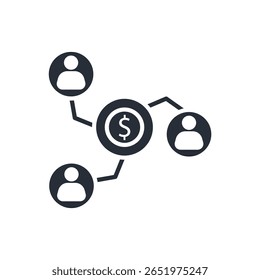 icono de estructura de negocios. Vector. Movimiento editable. signo de estilo lineal para uso Diseño web, logotipo. Ilustración de símbolo.