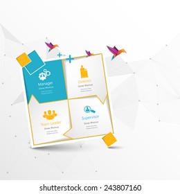 Business structure Infographics design.