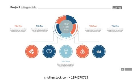 Business structure slide template. Business data. Graph, diagram, design. Creative concept for infographic, report. Can be used for topics like achievement, hierarchy, business fields