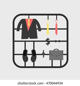 Business stuff Business concept, vector illustrator
