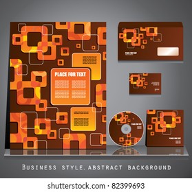Business style. Abstract background. Set.