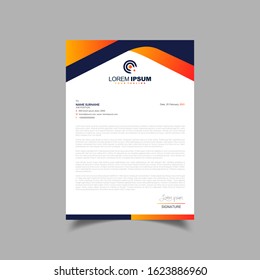 Business style corporate letterhead design