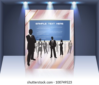 Business Style Flyer Vector Template