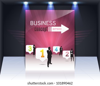 Business Style Flyer Vector Template