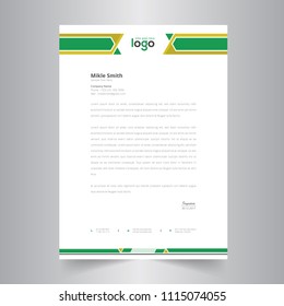 Business style letter head templates for your project design, Vector illustration