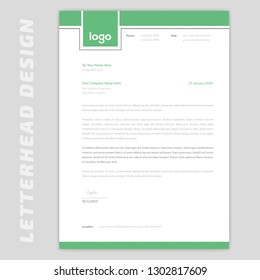 Business style letter head templates for your project design, Vector illustration. - Vector