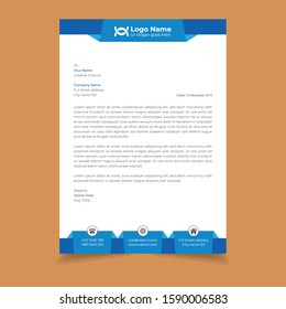 Business style letter head templates design for your project, Vector illustration design.