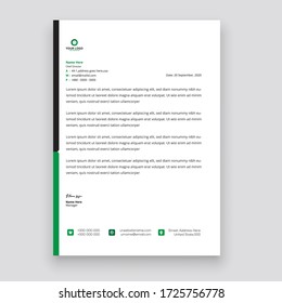 Business style letter head templates for your project design, Vector illustration

