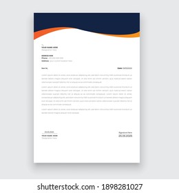 Business style letter head templates for your project design.