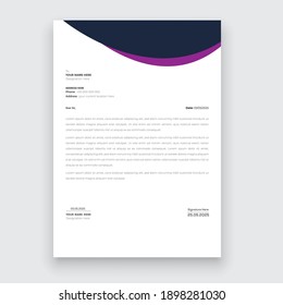 Business style letter head templates for your project design.