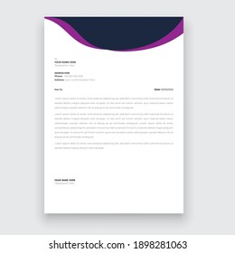Business style letter head templates for your project design.