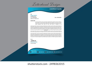 Business style letter head templates for your project design.
