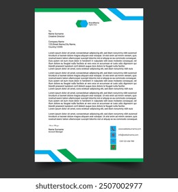 Business Style letter head templates for your project design 