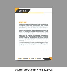 Business style letterhead design