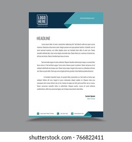 Business style letterhead design