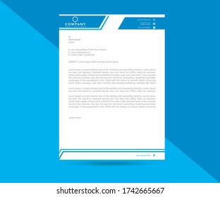 Business style letterhead design Template