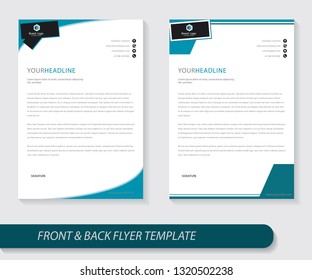 Business style letterhead template design